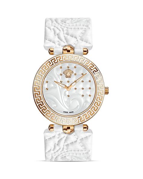 versace vanitas ceramic 40mm watch pvd gold platted|Gold.